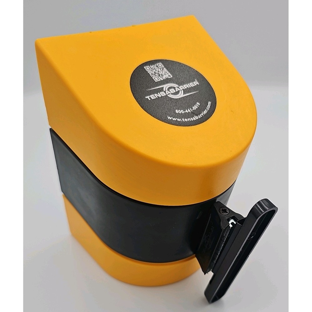 TENSABARRIER Wall Mounted Retractable Belt Barrier YLW/BLK 24'L 897HC-35-D4 NEW
